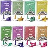 LA BELLEFÉE Räucherkegel Set,120st, Gemischte Düfte Räucherkerze mit...