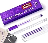 Lange & König® Hitze-Stoffmarker Set für Nähen & Quilten [400m...