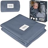 LIONELO Bamboo Blanket, Babydecke, Kuscheldecke Baby, Leichte Bambusdecke,...
