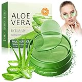60 Stück Augenpads mit Aloe Vera,Feuchtigkeitsspendende Augenmaske,Beruhigende...