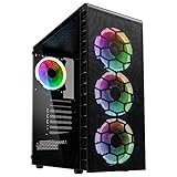 KOLINK Observatory Lite Mesh Midi Tower PC Gehäuse ATX RGB PC-Gehäuse, Gaming...