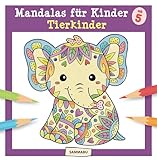 Mandalas für Kinder ab 5 - Tierkinder: Mandala-Malbuch mit vielen niedlichen...