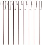 UvV Absperrleinenhalter Laterneneisen 1,2 Meter UVV Sicherheitsbügel - 8 Stück...
