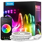 Govee LED Strip 30m, Smart RGBIC LED Streifen, Lichterkette LED Leiste...