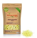 Kakaobutter Chips 100 g für Schokolade & zum Backen Kakao Butter Stücken Nibs...