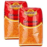 Suntat - Orientalische Rote Linsen aus der Türkei im 2er Set à 1 kg je Packung...