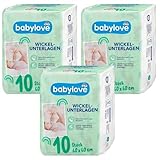 Wickelunterlagen für Babys, Hygienische Einlagen, Recyclingmaterial, Chlorfrei,...
