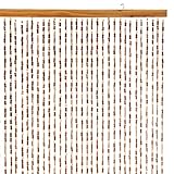 Kobolo Türvorhang Bamboo, 90x200cm, 45 Stränge, braun, Bambusvorhang als...