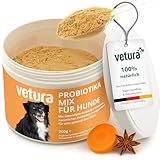 Vetura Probiotika Mix für Hunde | 200g | Natürliches Probiotika-Pulver |...