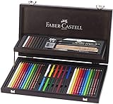 Faber-Castell 110088 - Art & Graphic COMPENDIUM Holzkoffer