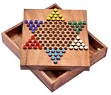 LOGOPLAY Halma Gr. S - Stern Halma - Chinese Checkers - Strategiespiel -...