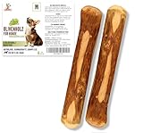 Olivenholz für Hunde Mittel 2 Stück Kauholz Mittlere Holzknochen als...