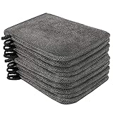 PHOGARY 10er Pack Waschhandschuhe, Frottee, Mikrofaser Waschlappen, 15 x 21 cm,...