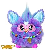 Furby (Lila), 15 Mode-Accessoires, Interaktives Plüschspielzeug für Mädchen...