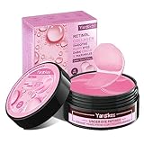 60 Pcs Rosa Deep Hydration Feuchtigkeitsspendende Eye Pad Mask, Pink Kollagen...