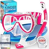 Das Neue KAIMANA® SeaExplorer Schnorchelset Kinder + Tragetasche, Taucherbrille...