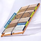 DaMi 7-Zonen Lattenrost Relax NV 80x200cm I mit 6 Härtestufen, Made in Germany,...