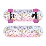 Ozbozz: 43,2 cm Skateboard – Prinzessin – robuste blinkende Räder,...