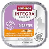 animonda INTEGRA PROTECT Katzenfutter nass Diabetes Geflügel (16 x 100g), vom...