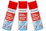 Würth Edelstahlpflegespray 3x 400ml Pflege Reiniger Edelstahl