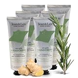 Jean & Len Sehr geile Handcreme Rosemary & Ginger, mit Urea, Handpflege für...