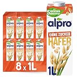 Alpro Haferdrink ohne Zucker – Milchalternative auf Haferbasis – Vegan und...
