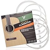 Gitarrensaiten von Villkin - Premium Nylon-Saiten für Klassische-, Konzert-&...