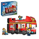 LEGO City Doppeldeckerbus, Doppeldecker Spielzeug-Bus, Fahrzeug-Spielset für...