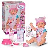 BABY born Emma, Babypuppe mit 10 Funktionen und Accessoires, für Kinder ab 3...