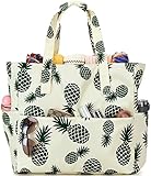 LEDAOU Große Strandtasche Damen Umhängetasche Handtasche wasserdicht sanddicht...