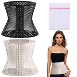 KASURE 2-teiliges Set Waist Trainer Damen, Bauchdeckenstraffung Korsett Damen,...