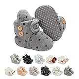 EDOTON Unisex-Baby Neugeborenes Fleece Booties, Baby Jungen Mädchen Weiche...
