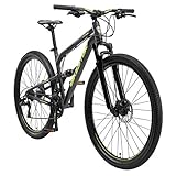 BIKESTAR Fully Aluminium Mountainbike Shimano 21 Gang Schaltung, Scheibenbremse...