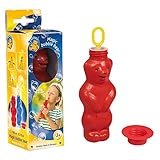 PUSTEFIX Zauberbär Rot I 180 ml Seifenblasenwasser I Bubbles Made in Germany I...