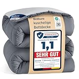 BEDSURE Bettdecke 240x220 Ganzjahresdecke Steppdecke - Bettdecke Ohne Bezug...