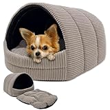 ODOLPLUSZ Hundehütte Hundehöhle Exklusives Haus Hund oder Katze | 2 Größen...