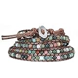 Emibele Damen-Armband, mehrlagig, Bohemian-Stil, mit Diamantperlen, für Damen,...