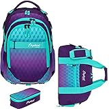 Elephant 3 Teile Set Schulrucksack Jungen Mädchen Signature Hero 2 Schultasche...