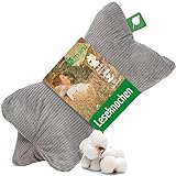 Herbalind Leseknochen Nackenrolle 40x18 cm Cord Design - 100% Baumwolle...