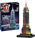 Ravensburger 3D Puzzle Empire State Building bei Nacht 12566 - das berühmte...