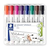 STAEDTLER Whiteboard-Marker Lumocolor, trocken und rückstandsfrei abwischbar...
