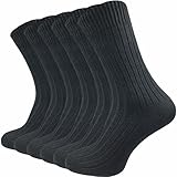 GAWILO Damen & Herren Socken aus 100% reiner Baumwolle (6 Paar) | dicke...