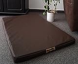 Hundematratze Hundebett Matratze Schlafplatz beidseitig Kunstleder Top Ware 90...