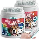 EcoEarth - Zahnreinigungstücher für Hunde & Katzen - Finger-Pads zur...
