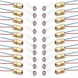 RUNCCI-YUN 20pcs Mini Diode Red Module Dot Diode Module 5V 6mm + 20pcs Photo...