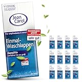 Jean Carol Einmal-Waschlappen, Sensitiv, Vorteilspack 13er Pack (13 x 28...