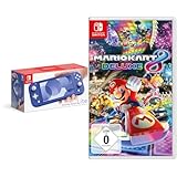 Nintendo Switch Lite, Standard, Blau + Mario Kart 8 Deluxe - [Nintendo Switch]