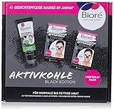 Bioré Black Edition Vorteilsset - Aktivkohle - Nasen-Clear-Up-Strips und...