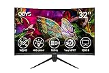 ODYS XP32 PRO 80cm (32') WQHD Curved Gaming Monitor (2.560 x 1.440 Pixel, 400...