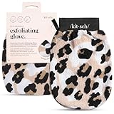 Kitsch Deep Exfoliating Glove, Eco Friendly Exfoliating Body Scrubber, Dead Skin...